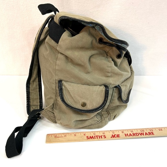 Kirra Pac-sun Backpack Shoulder Bag Satchel Y2K Brown Cotton Floral Floral - Picture 13 of 14